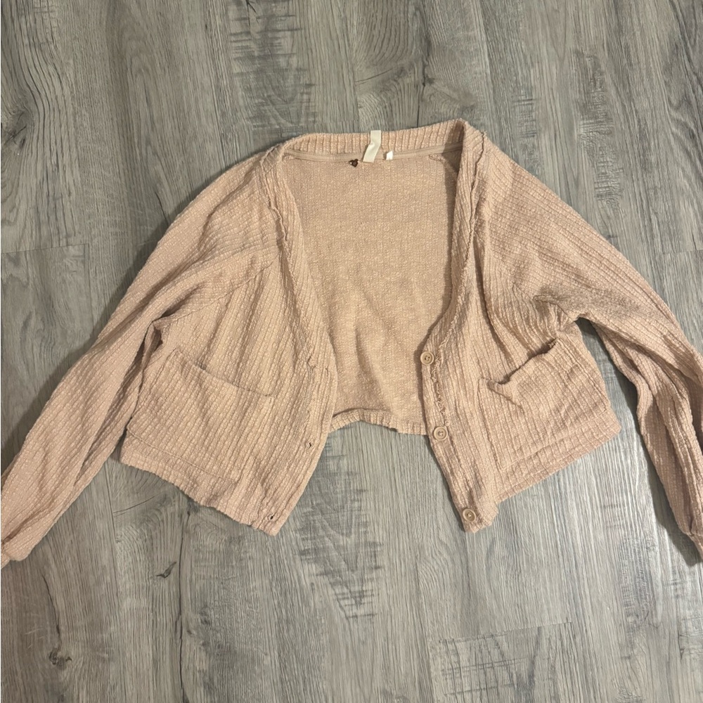 Pacsun LA Hearts button up cropped cardigan